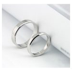 Silberner Damen-Ehering, Größe 7