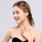 Damen-Ehering, Edelstahl, Gold, Größe 5