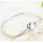 Silberarmband mit Herzmotiv, 17 cm