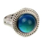  Stimmungsring, größenverstellbar, mit Sonnenmotiv