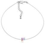  Würfelanhänger-Armband, Crystal AB, verziert mit Swarovski-Kristallen