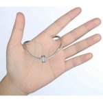  Silberner Perlenanhänger mit Kristallsteinen