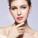 Geflochtener Silberring, Weiß, 6