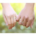 Silberner Damen-Ehering, Größe 7