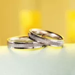 Silberner Ehering für Herren, Größe 10