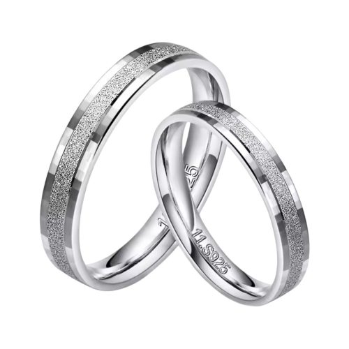 Silberner Herren-Ehering, Größe 11