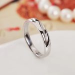 Damen-Ehering, Silber, verstellbar