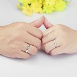 Damen-Ehering, Silber, verstellbar