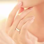 Ezüst női karikagyűrű, 8-as méret