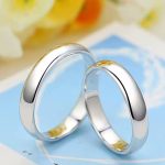 Ezüst férfi karikagyűrű, 12-es méret