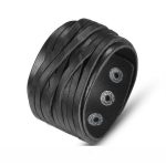  Lacklederarmband, Schwarz