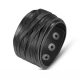  Lacklederarmband, Schwarz
