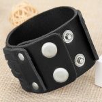  Lacklederarmband, Schwarz