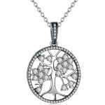 Silberne Lebensbaum-Halskette