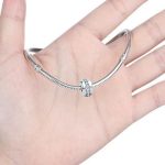  Silberperle mit Charm-Kristallen