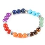  Chakra-Ausgleichsarmband mit Halbedelsteinen