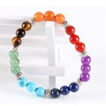  Chakra-Ausgleichsarmband mit Halbedelsteinen