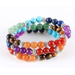  Chakra-Ausgleichsarmband mit Halbedelsteinen