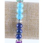  Chakra-Ausgleichsarmband mit Halbedelsteinen