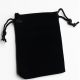 Cord-Stoffbeutel schwarz 9x12cm