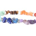  Regenbogenarmband mit den Farben der 7 Chakren