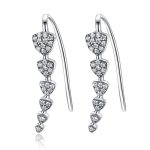 Silberohrringe mit Dreiecksmotiv