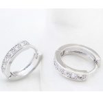  Elegante Creolen, Kristall