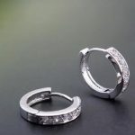  Elegante Creolen, Kristall