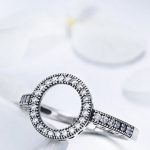 Ring aus Silber mit Reifenmuster, 5