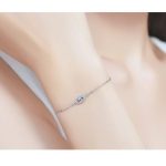 Silberarmband mit Augenmotiv