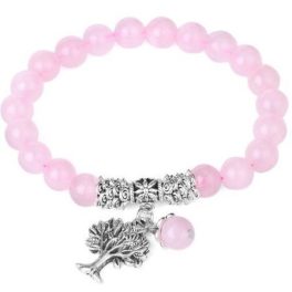  Meditationsarmband, Rosenquarz