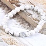  Meditationsarmband mit Howlithperlen