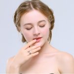  Damen-Ehering, Edelstahl, Silber, Größe 9