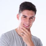  Herren-Ehering, Edelstahl, Silber, Größe 9