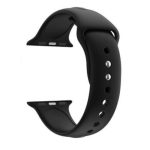 Apple Watch Armband, Silikon, 42 mm, schwarz