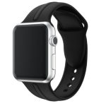 Apple Watch Armband, Silikon, 42 mm, schwarz