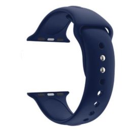 Apple Watch Armband, Silikon, 38 mm, dunkelblau