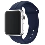 Apple Watch Armband, Silikon, 38 mm, dunkelblau