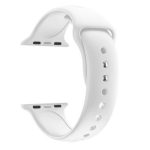 Apple Watch Armband, Silikon, 42 mm, weiß