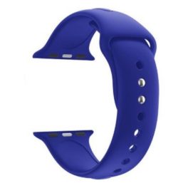 Apple Watch Armband, Silikon, 42 mm, blau