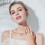 Silberring mit Blattmotiv, Größe 8