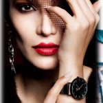 Shengke Damenuhr, schwarz