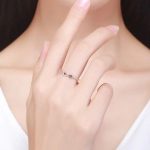 Silberring verziert mit dem Unendlichkeitszeichen, Größe 7