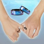  Stimmungsring mit Herzmuster, Größe 6