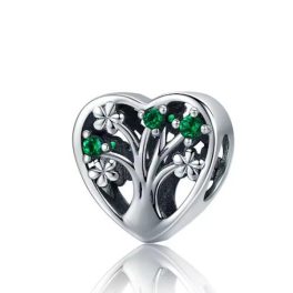 Ezüst charm, életfa