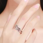 Silberring mit LOVE-Motiv, Größe 6