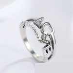 Silberring mit LOVE-Motiv, Größe 7