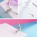  Silberner Feenanhänger mit Zirkonkristall