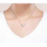 Silberanhänger, Herz mit Pfoten