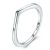 Silberring, unregelmäßige Form, Größe 6